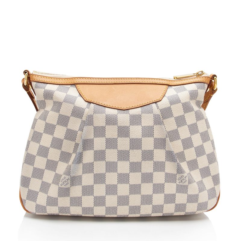 Louis Vuitton Damier Azur Siracusa PM Shoulder Bag (QSiJjC) - Image 3