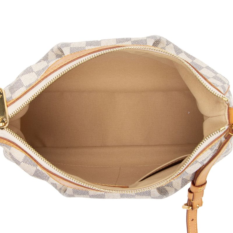Louis Vuitton Damier Azur Siracusa PM Shoulder Bag (QSiJjC) - Image 7