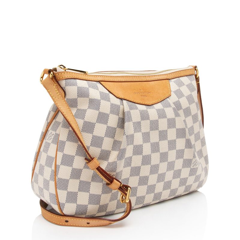 Louis Vuitton Damier Azur Siracusa PM Shoulder Bag (QSiJjC) - Image 2