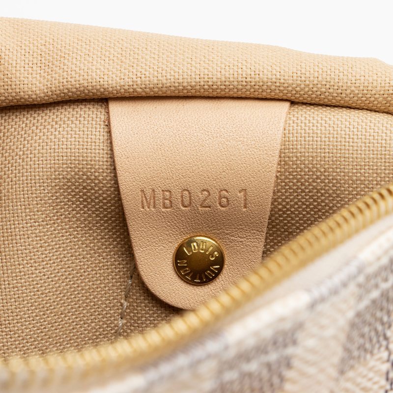 Louis Vuitton Damier Azur Speedy 25 Satchel (mICLk2) - Image 6