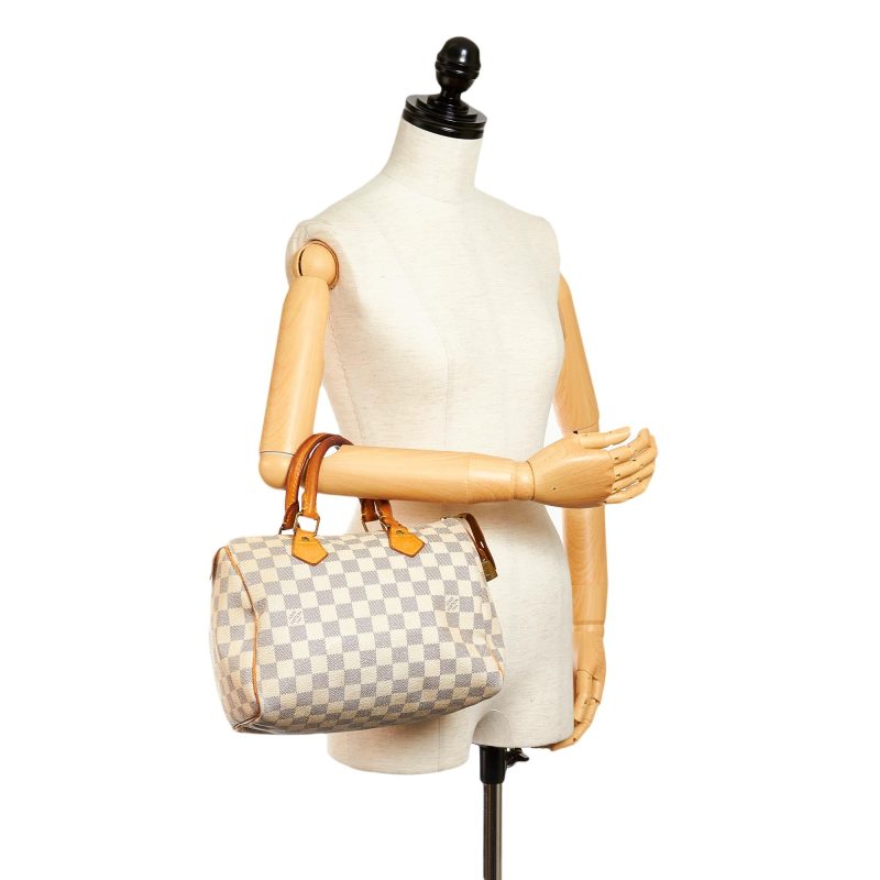 Louis Vuitton Damier Azur Speedy 25 (27536) - Image 5