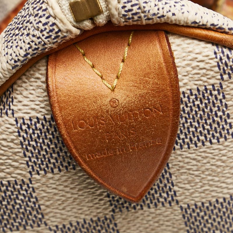 Louis Vuitton Damier Azur Speedy 25 35882) - Image 7