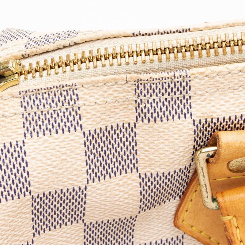 Louis Vuitton Damier Azur Speedy 30 Satchel - FINAL SALE (20474) - Image 10