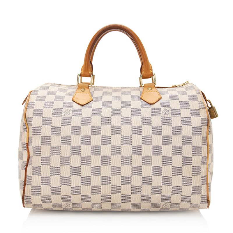 Louis Vuitton Damier Azur Speedy 30 Satchel - FINAL SALE (20474)