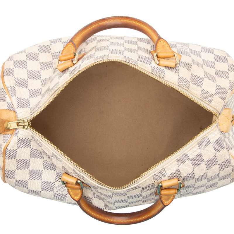 Louis Vuitton Damier Azur Speedy 30 Satchel - FINAL SALE (20474) - Image 7