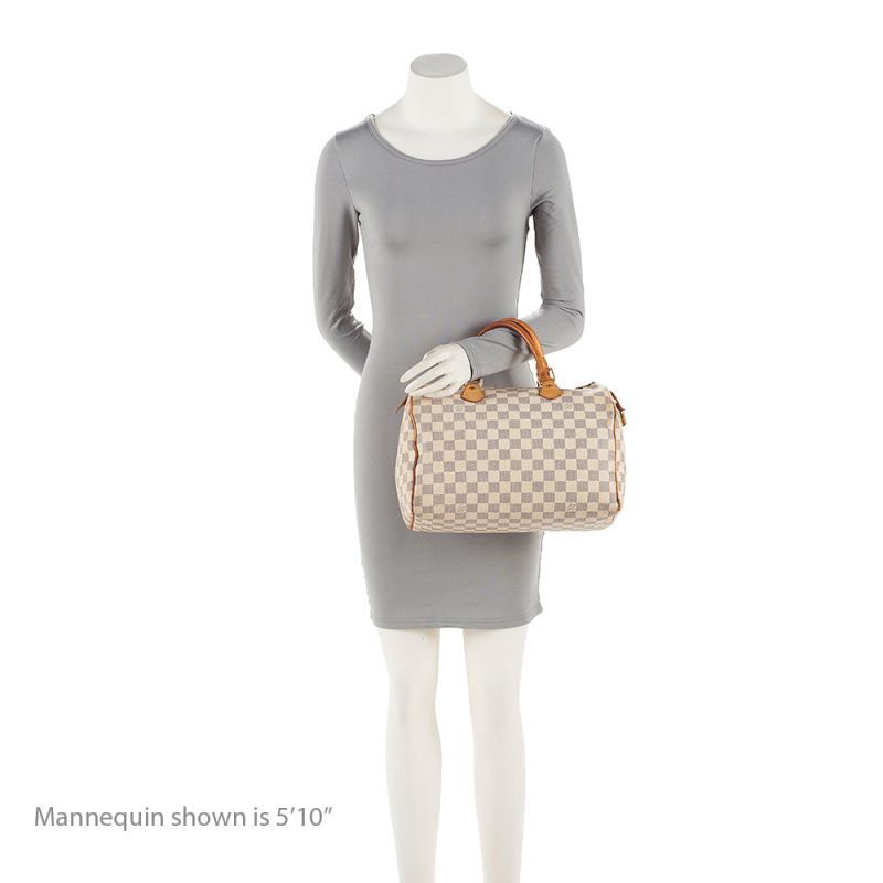 Louis Vuitton Damier Azur Speedy 30 Satchel - FINAL SALE (20474) - Image 5