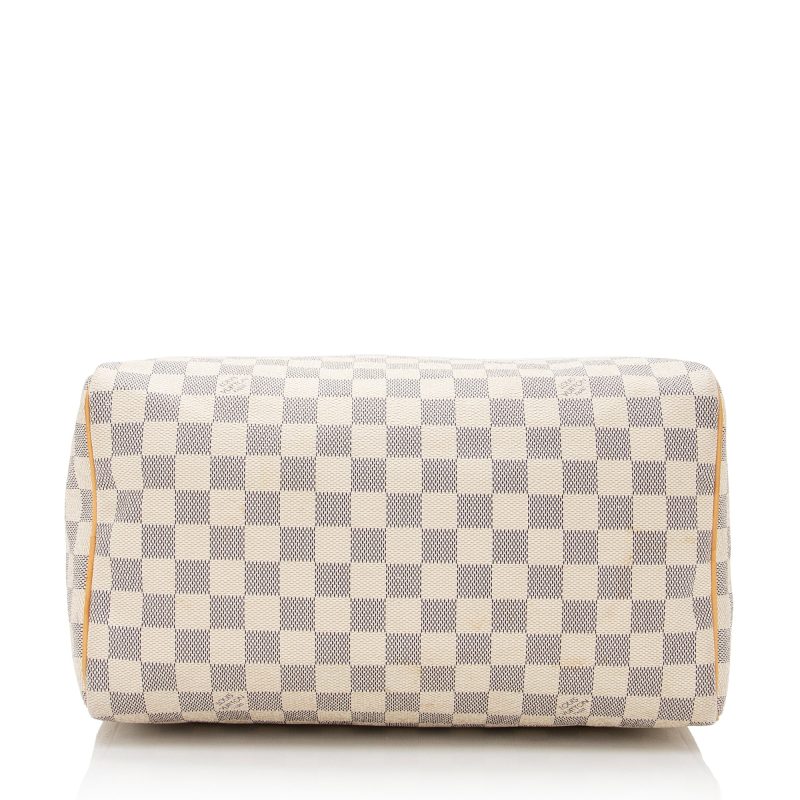 Louis Vuitton Damier Azur Speedy 30 Satchel (22278) - Image 4
