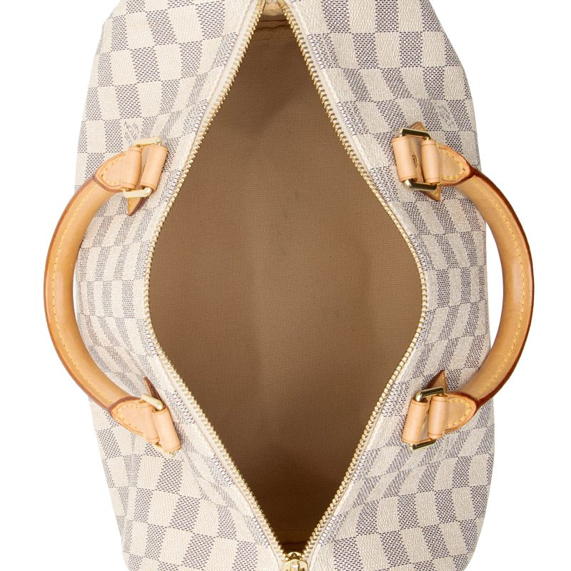 Louis Vuitton Damier Azur Speedy 30 Satchel (22328) - Image 7