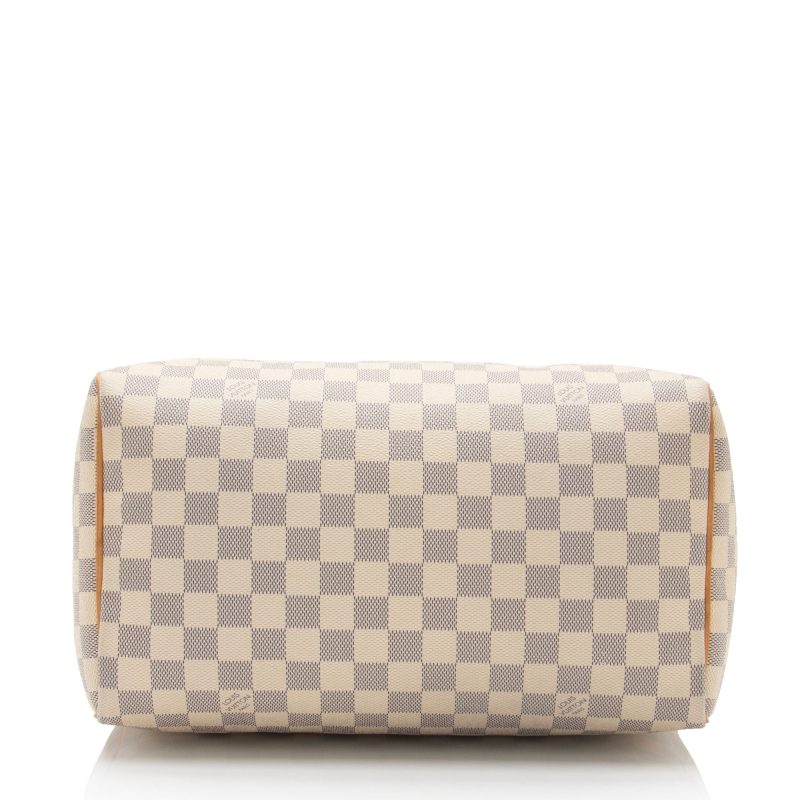 Louis Vuitton Damier Azur Speedy 30 Satchel (qafYSo) - Image 4
