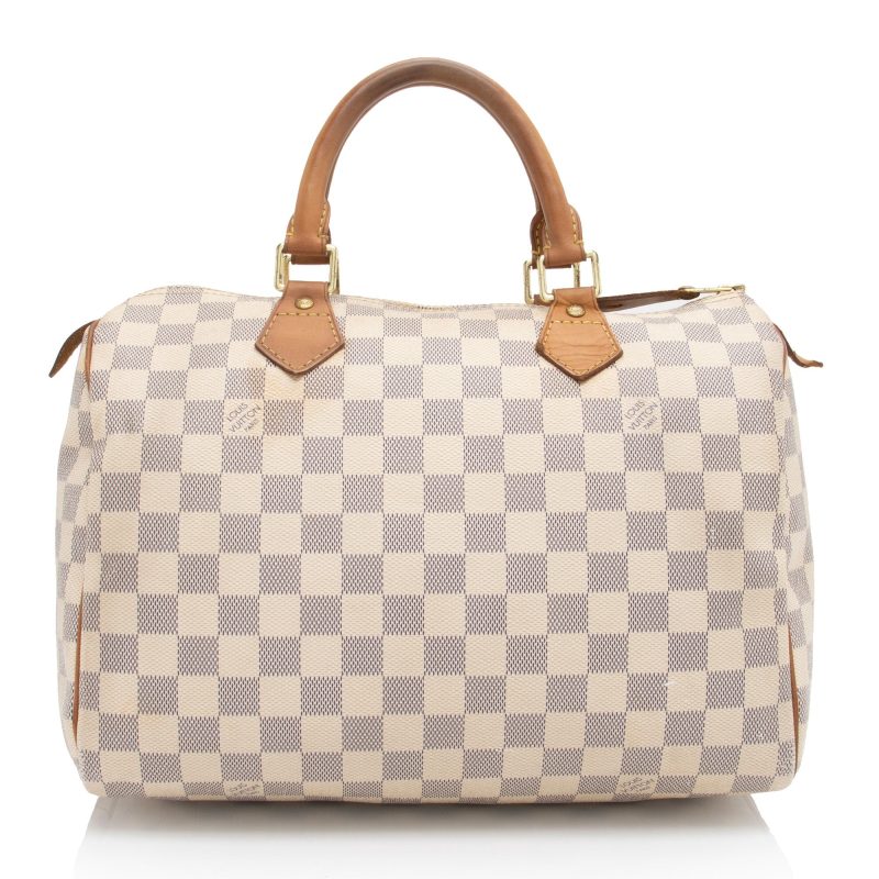 Louis Vuitton Damier Azur Speedy 30 Satchel (bV6e4O)