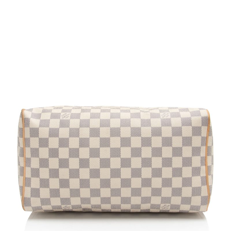 Louis Vuitton Damier Azur Speedy 30 Satchel (hK0BKQ) - Image 4