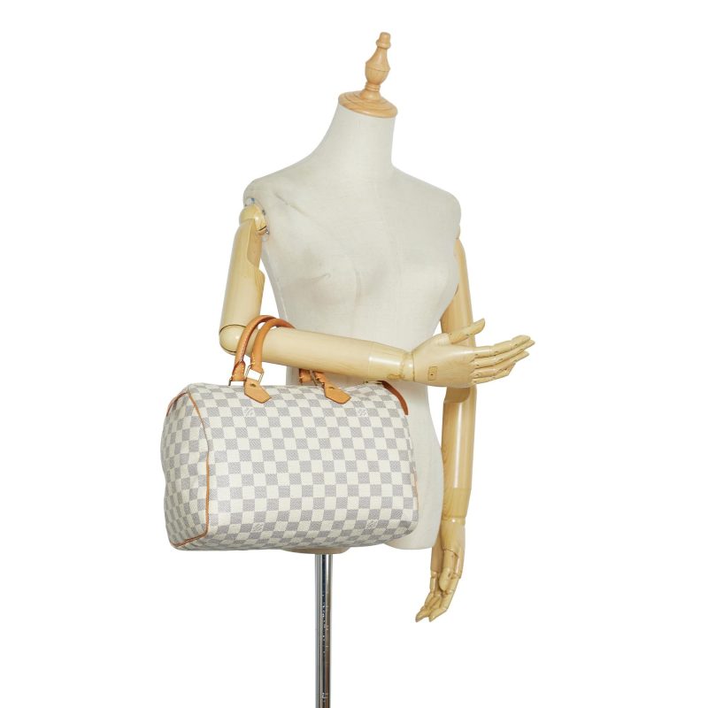 Louis Vuitton Damier Azur Speedy 30 (HUrC3l) - Image 5