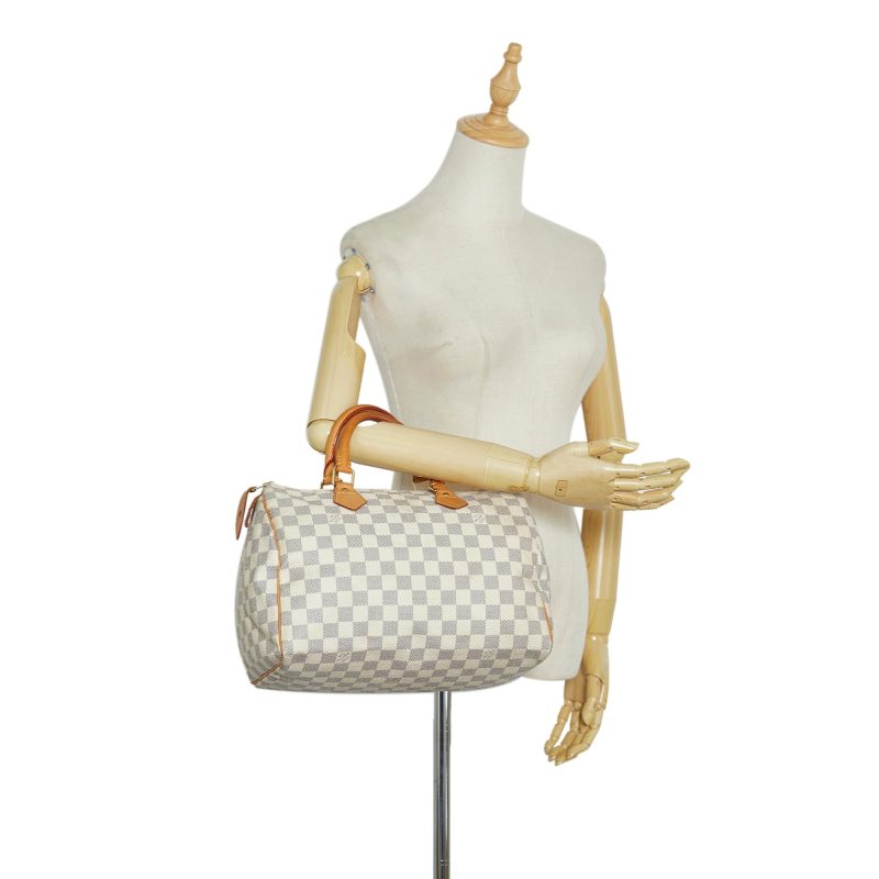 Louis Vuitton Damier Azur Speedy 30 (1XgZWR) - Image 5