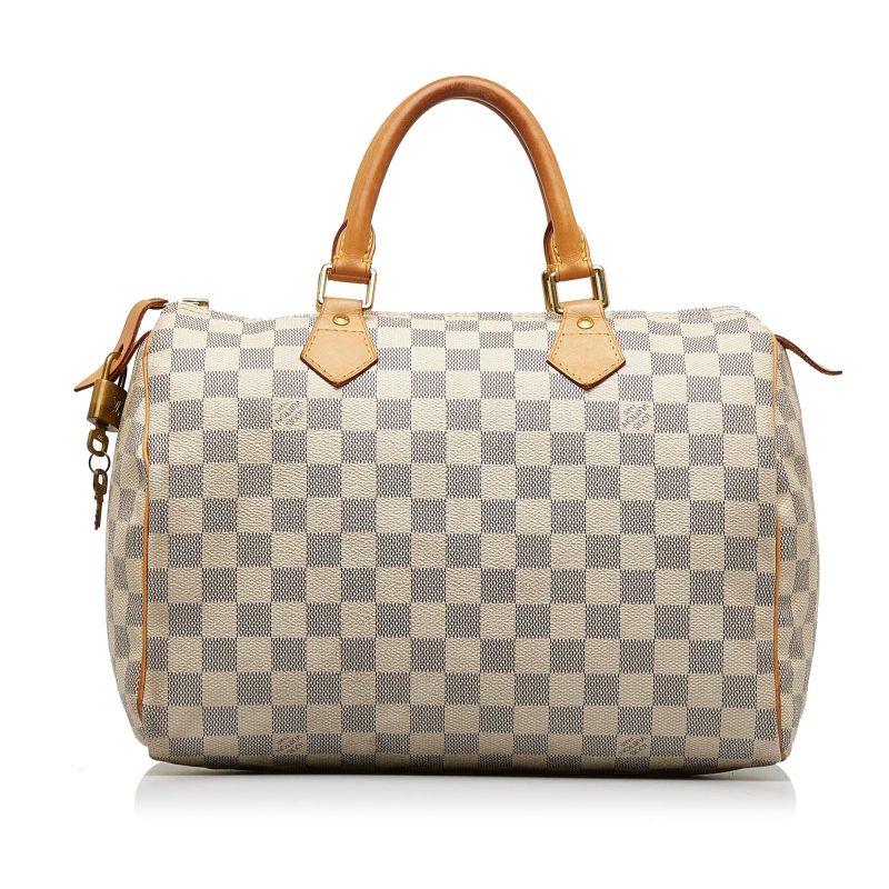 Louis Vuitton Damier Azur Speedy 30 (vR3YU9) - Image 3