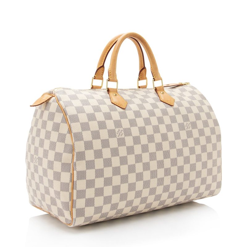Louis Vuitton Damier Azur Speedy 35 Satchel (Sjma9Y) - Image 2
