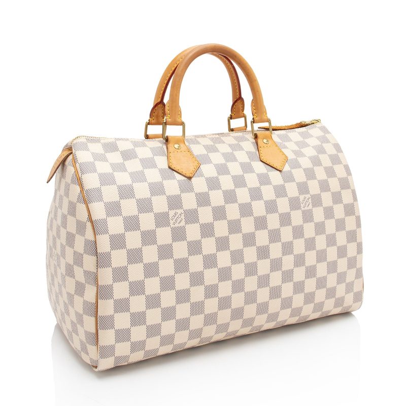Louis Vuitton Damier Azur Speedy 35 Satchel (9Vy8ov) - Image 2
