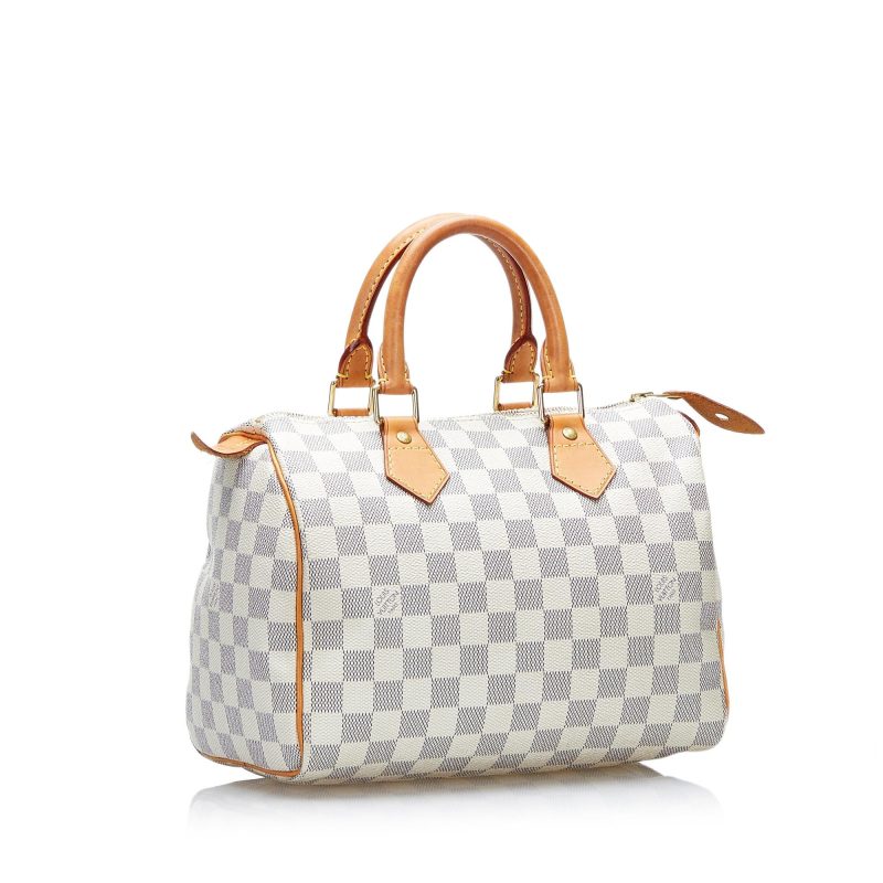 Louis Vuitton Damier Azur Speedy Bandouliere 25 (37850) - Image 2