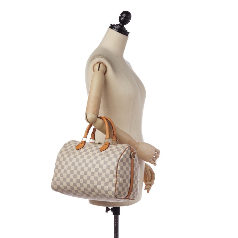 Louis Vuitton Damier Azur Speedy Bandouliere 30 (37680) - Image 10