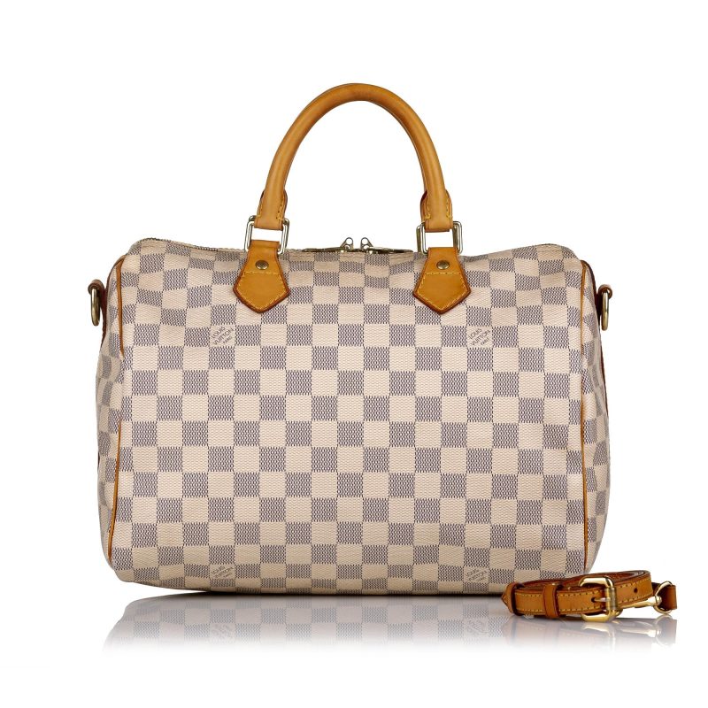 Louis Vuitton Damier Azur Speedy Bandouliere 30 (37680) - Image 5