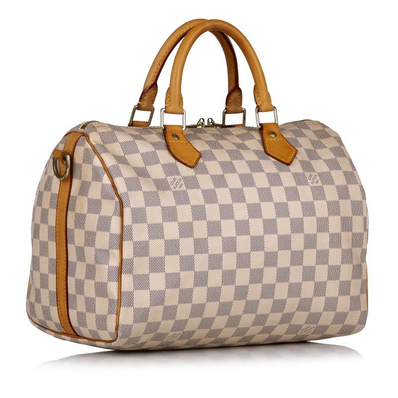 Louis Vuitton Damier Azur Speedy Bandouliere 30 (37680) - Image 2