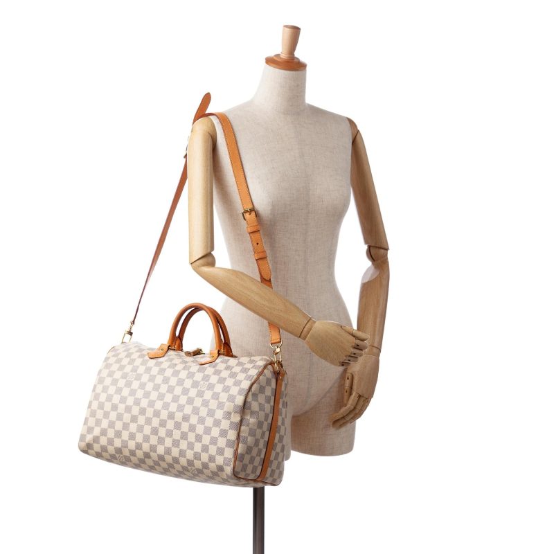 Louis Vuitton Damier Azur Speedy Bandouliere 35 (iCQbEU) - Image 5