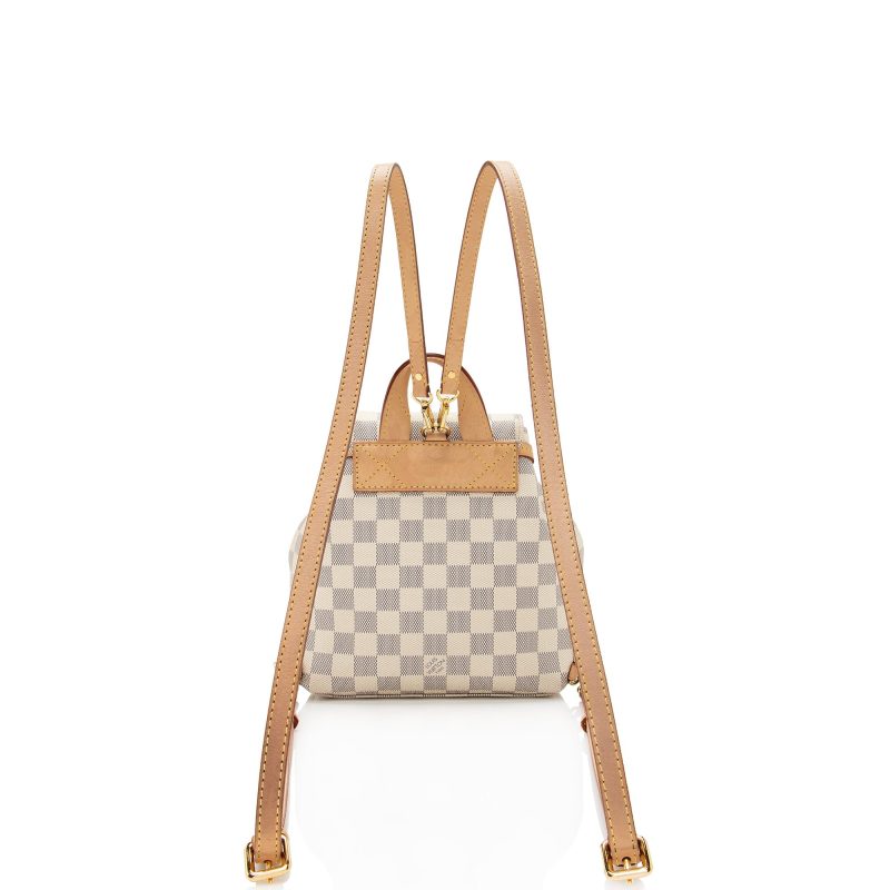 Louis Vuitton Damier Azur Sperone BB Backpack (22428) - Image 3
