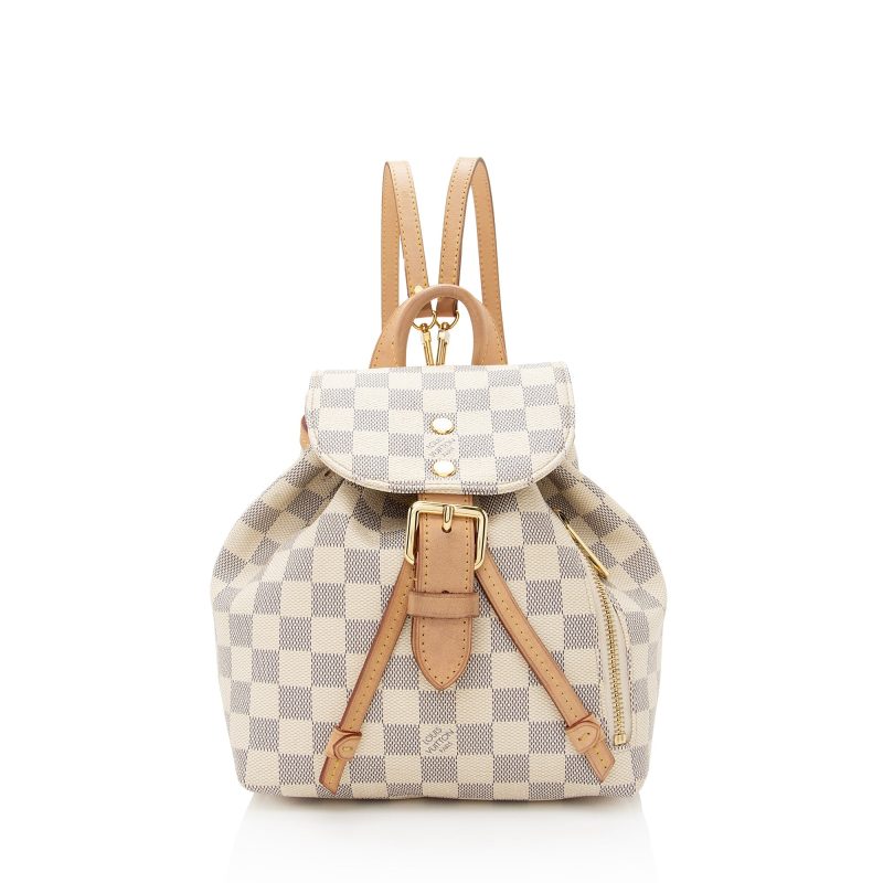 Louis Vuitton Damier Azur Sperone BB Backpack (22428)