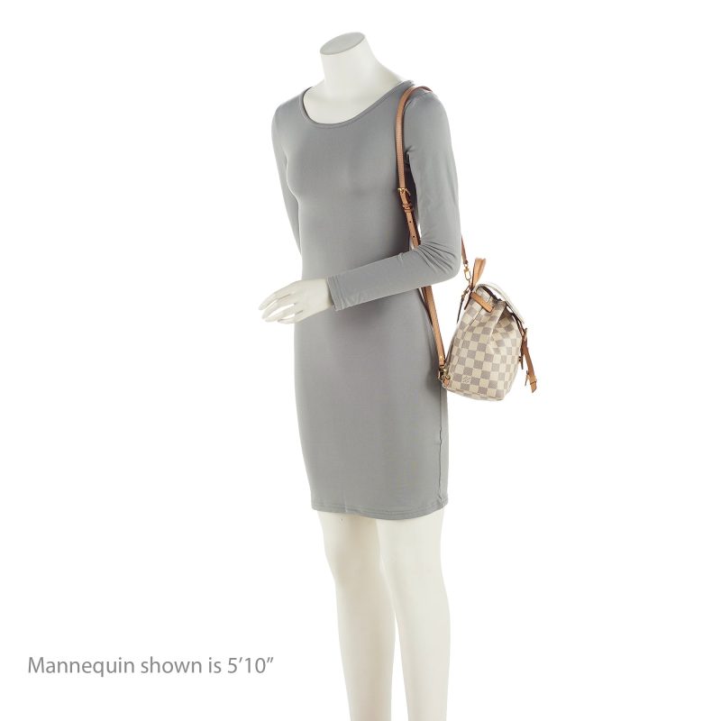 Louis Vuitton Damier Azur Sperone BB Backpack (22428) - Image 5