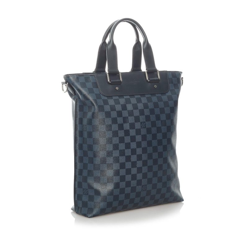 Louis Vuitton Damier Cobalt Cabas Sac Jour Satchel (37700) - Image 2