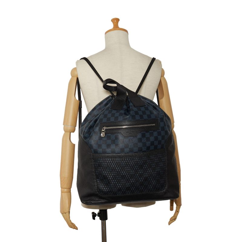 Louis Vuitton Damier Cobalt Matchpoint Hybrid Backpack (XFKUUv) - Image 5