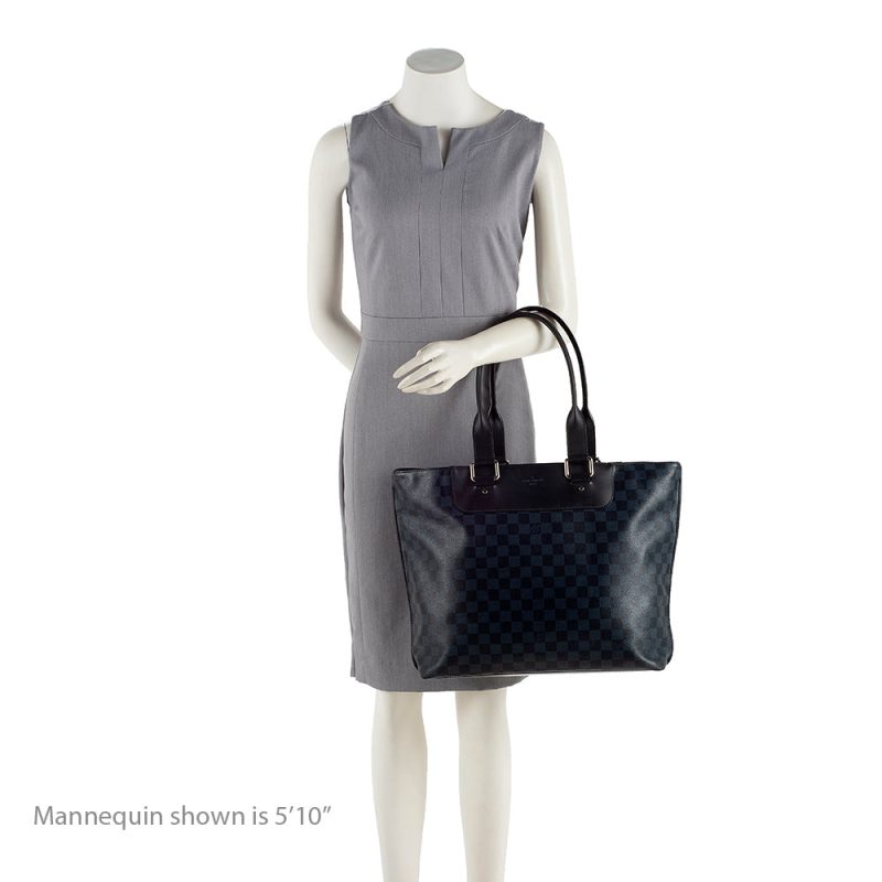 Louis Vuitton Damier Cobalt Voyage Tote (14656) - Image 5