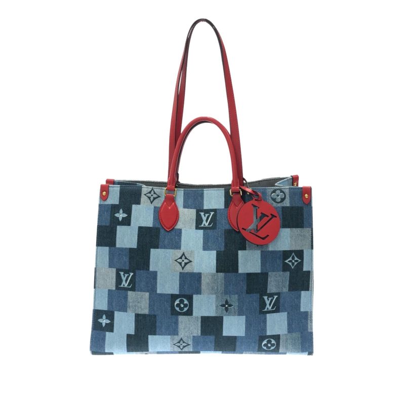 Louis Vuitton Damier Denim Onthego GM (Dva1Zr)