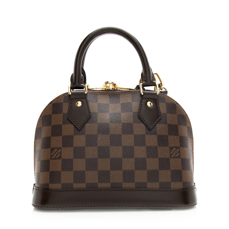 Louis Vuitton Damier Ebene Alma BB Satchel (20611) - Image 3