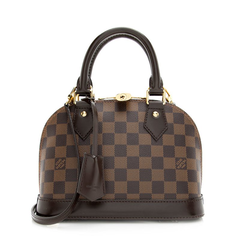 Louis Vuitton Damier Ebene Alma BB Satchel (20611)