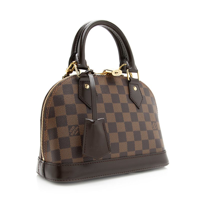 Louis Vuitton Damier Ebene Alma BB Satchel (20611) - Image 2