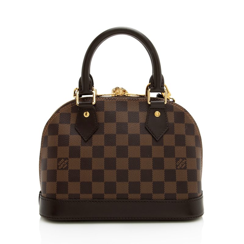 Louis Vuitton Damier Ebene Alma BB Satchel (22932) - Image 3