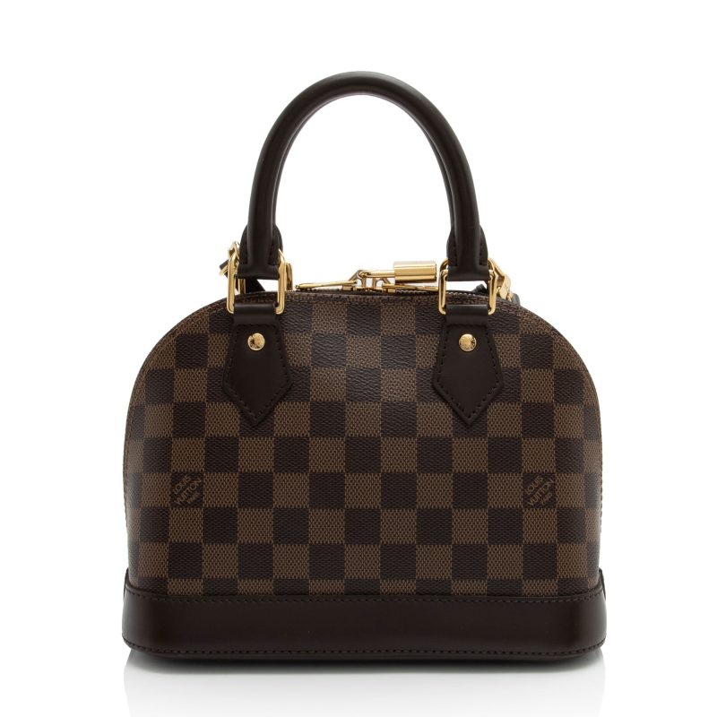 Louis Vuitton Damier Ebene Alma BB Satchel (AXOqAi) - Image 3