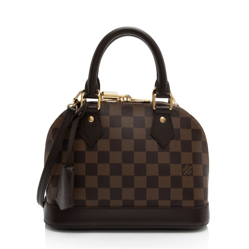 Louis Vuitton Damier Ebene Alma BB Satchel (AXOqAi)
