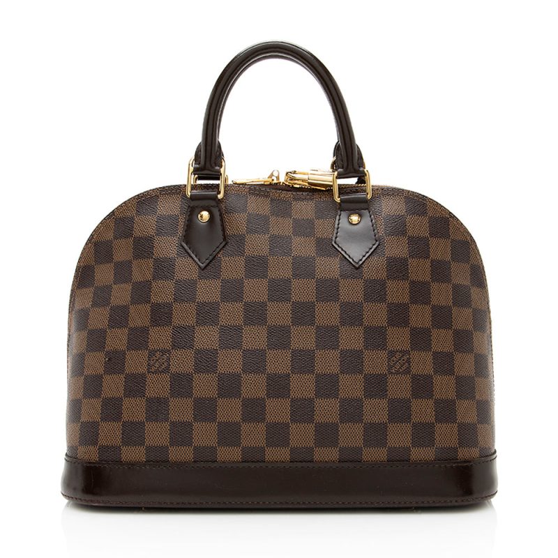 Louis Vuitton Damier Ebene Alma PM Satchel (18631) - Image 3