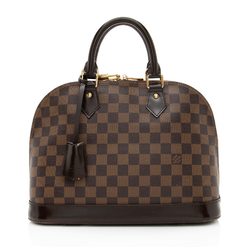 Louis Vuitton Damier Ebene Alma PM Satchel (18631)