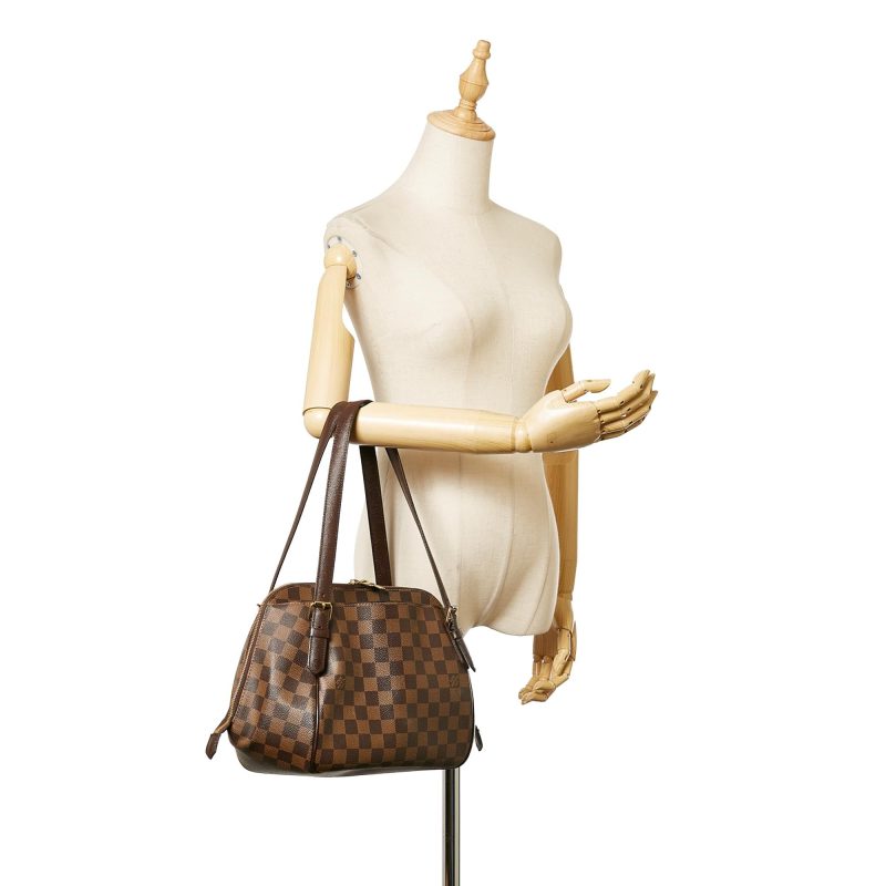 Louis Vuitton Damier Ebene Belem MM (26829) - Image 5