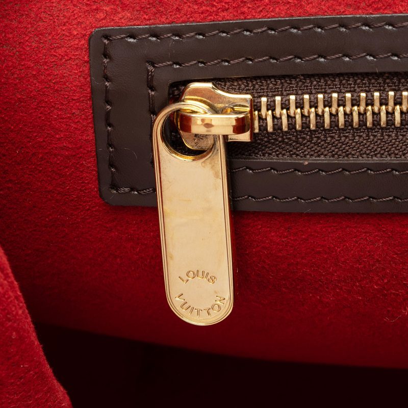 Louis Vuitton Damier Ebene Bergamo MM Satchel (PUez35) - Image 10