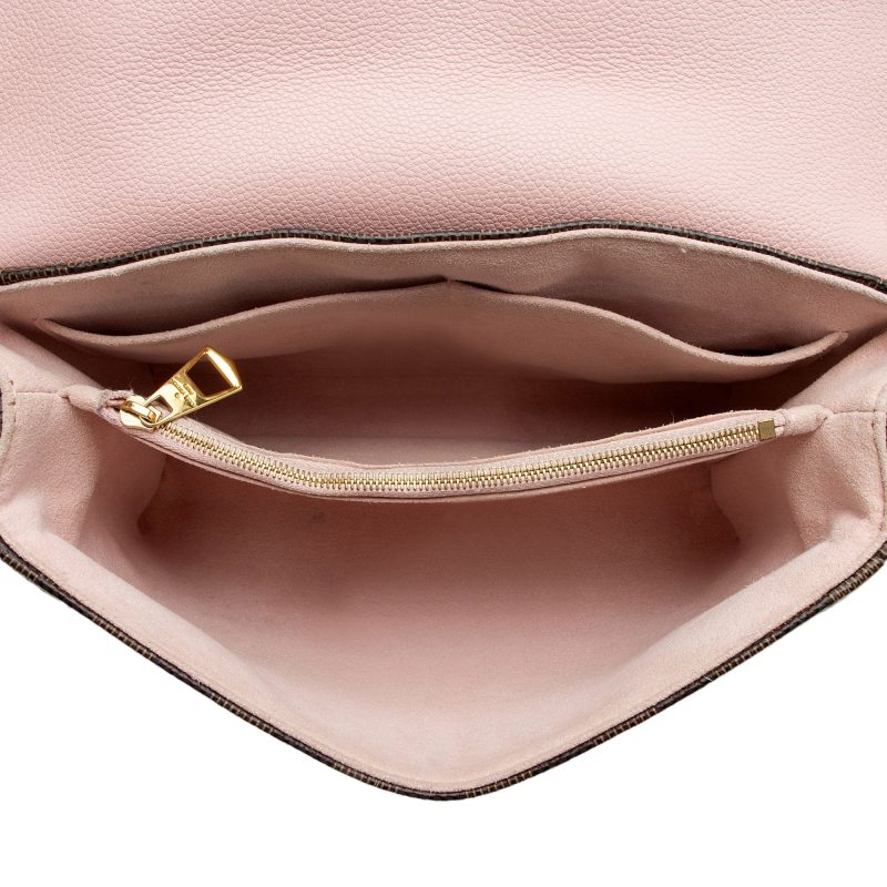 Louis Vuitton Damier Ebene Calfskin Clapton PM Shoulder Bag (XlUAPG) - Image 7