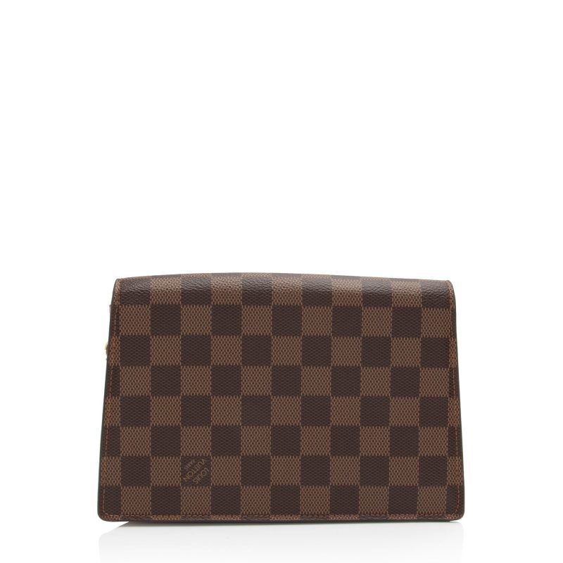 Louis Vuitton Damier Ebene Croisette Chain Wallet (jG6Izv) - Image 3