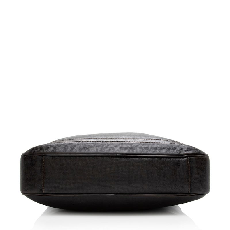 Louis Vuitton Utah Leather Huron Satchel (18525) - Image 4