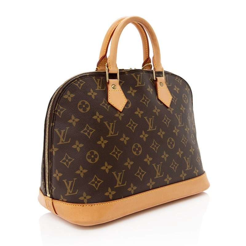 Louis Vuitton Vintage Monogram Canvas Alma PM Satchel (17095) - Image 2