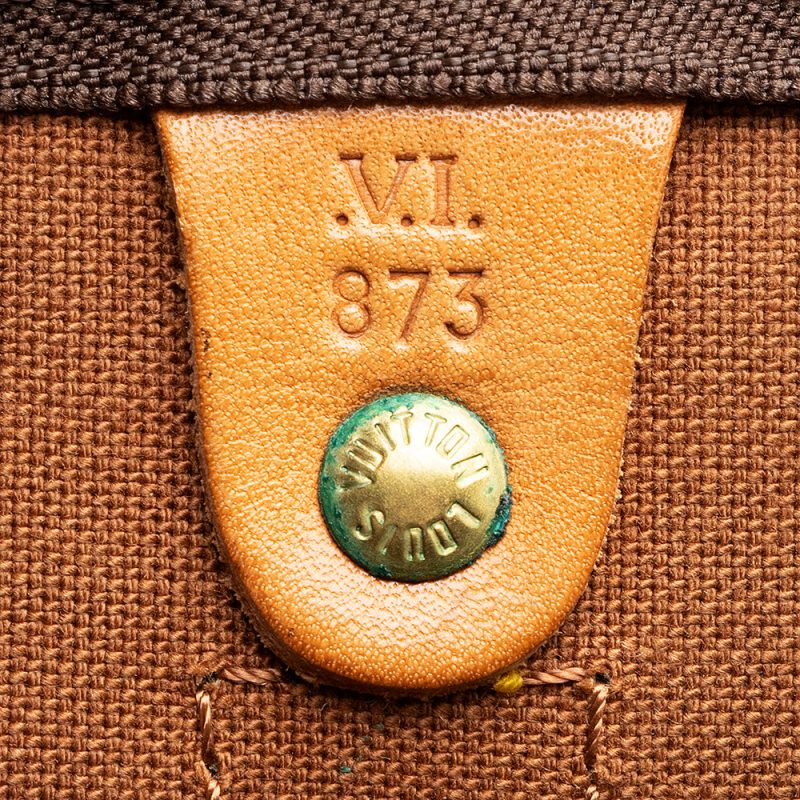 Louis Vuitton Vintage Monogram Canvas Keepall Bandouliere 45 Duffel Bag (20812) - Image 6