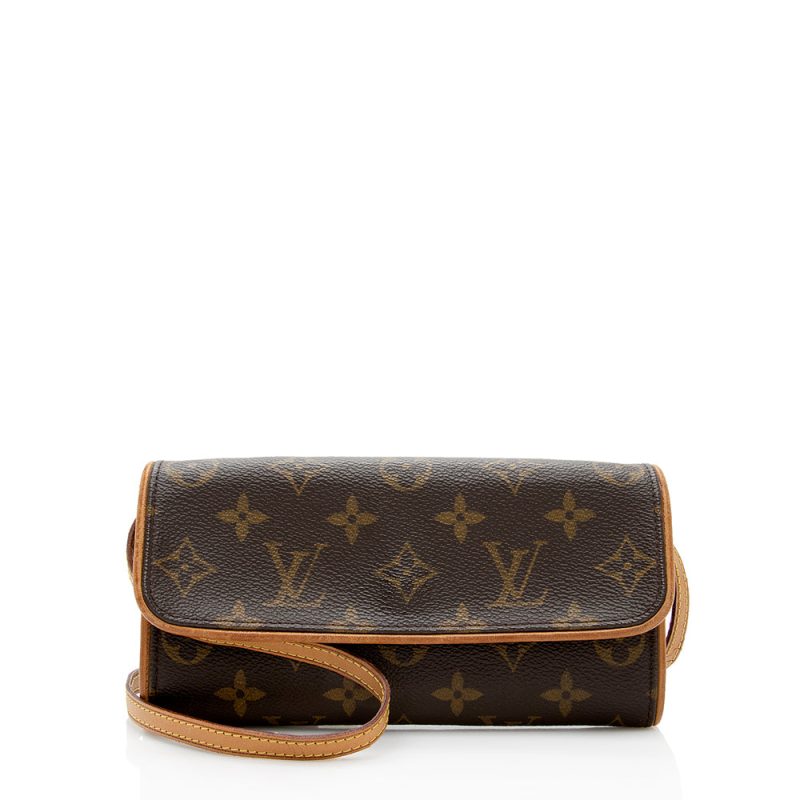 Louis Vuitton Vintage Monogram Canvas Pochette Twin PM Shoulder Bag (17997)
