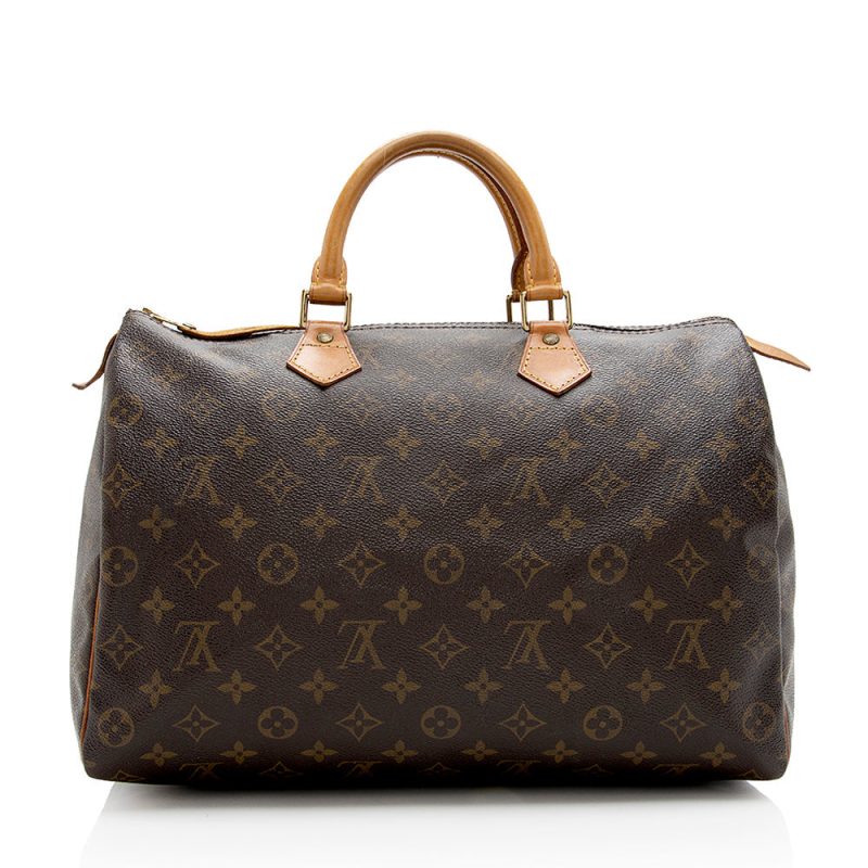 Louis Vuitton Vintage Monogram Canvas Speedy 30 Satchel (17825) - Image 3