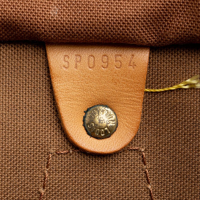Louis Vuitton Vintage Monogram Canvas Speedy 30 Satchel (17825) - Image 6